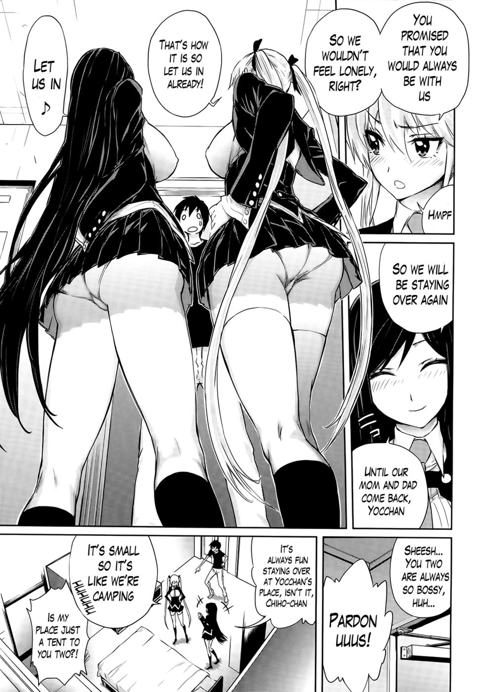 Hentai Manga Comic-Harem Butai wa Boku wo Shaburi Tsukusu-Chapter 9-Two Beauties-3